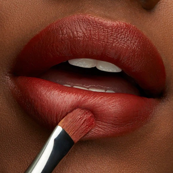 MAC Lipstick Local Celeb Lustreglass Burnt Orange Long Wearing Shine Full Size - Picture 4 of 10